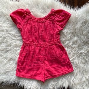 Hot Pink Romper